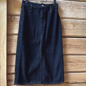 Zara Blue Midi Pencil Skirt for Work